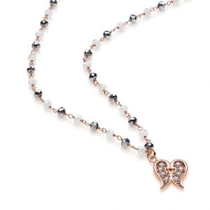 Collana in Argento con cristalli
